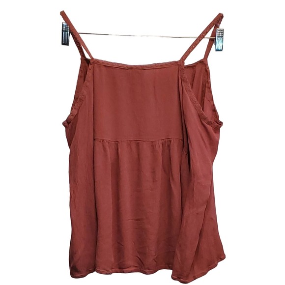 Rue 21 Flowy Pink Cold Shoulder Lace Accents Bell Sleeves Shirt Size Small - Picture 2 of 6